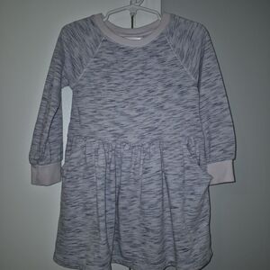 Cat & Jack 3T Heathered Gray Kids Dress